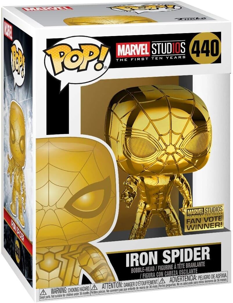 

Фигурка Funko Pop! Marvel: Studios 10 - Iron Spider (Chrome) Toy