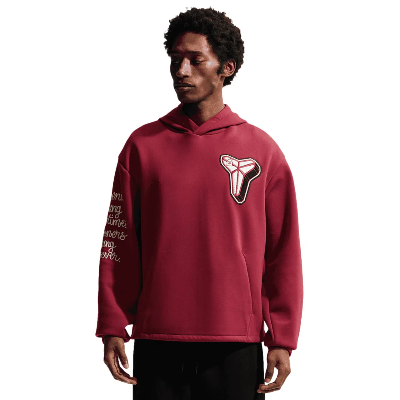 Мужское худи Kobe Dri-FIT SC Fleece Pullover Nike, красный/белый