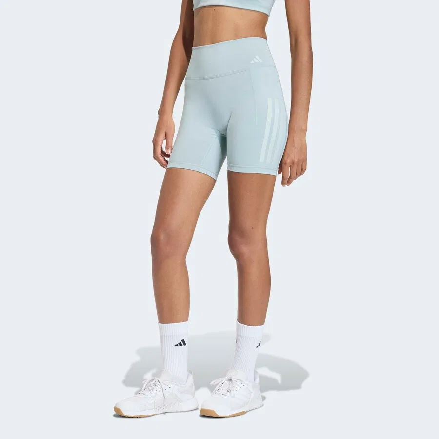 Спортивные шорты-скинни ADIDAS PERFORMANCE 'Opt' в мятном и пастельно-зеленом цвете
