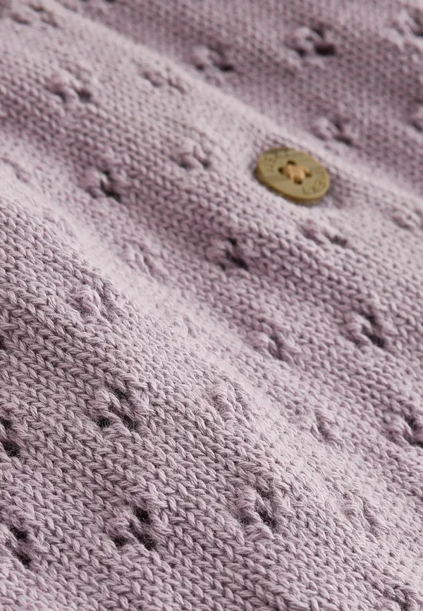 Платье-джемпер хлопковое Jumper dress Next, Lilac Purple Pointelle, фиолетовый — фото 3