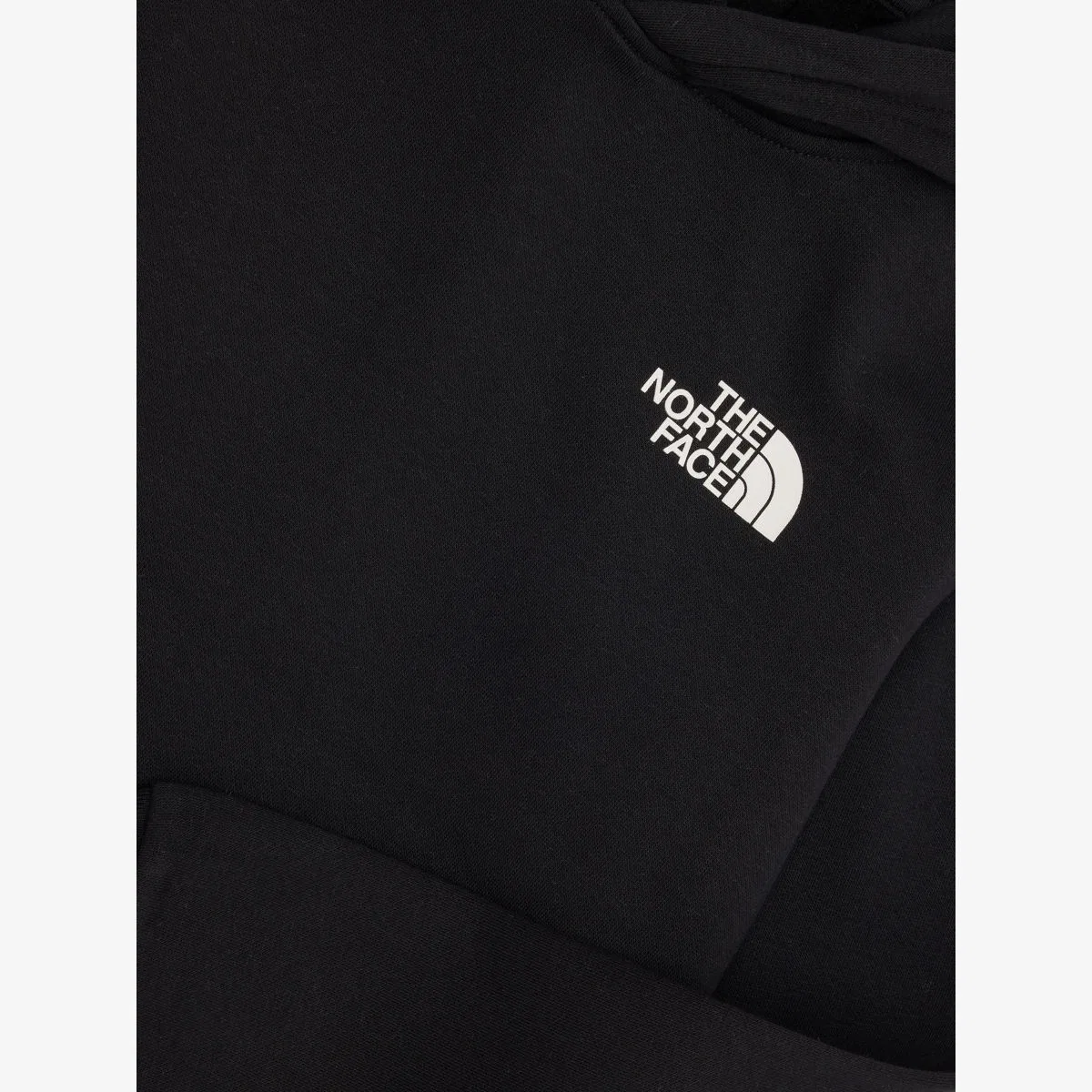 Хлопковая толстовка с капюшоном и логотипом, размеры XS-xxl, возраст 6-16 лет The North Face, черный — фото 2