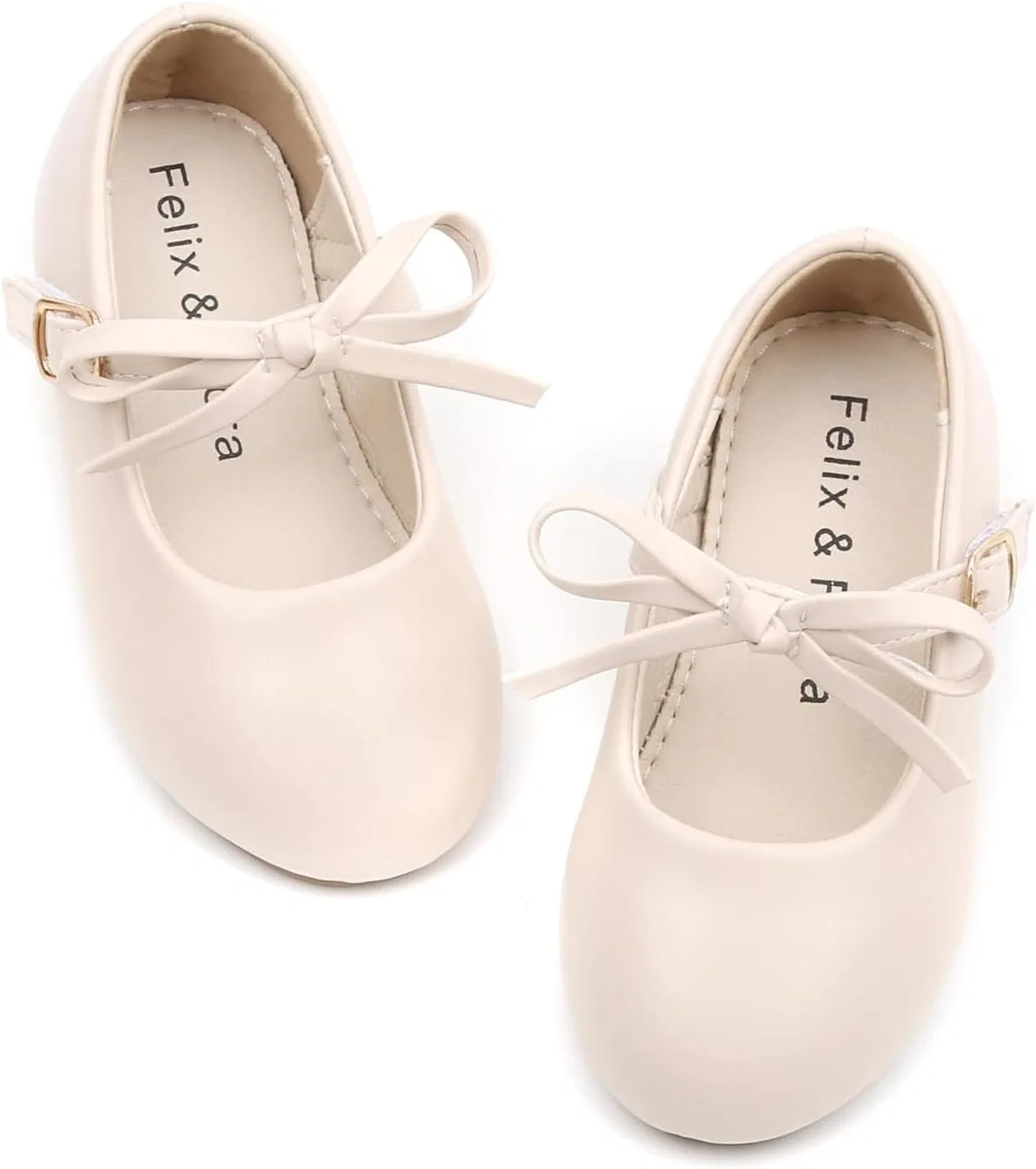 Детские туфли Мэри Джейн для девочек Felix & Flora, Beige
