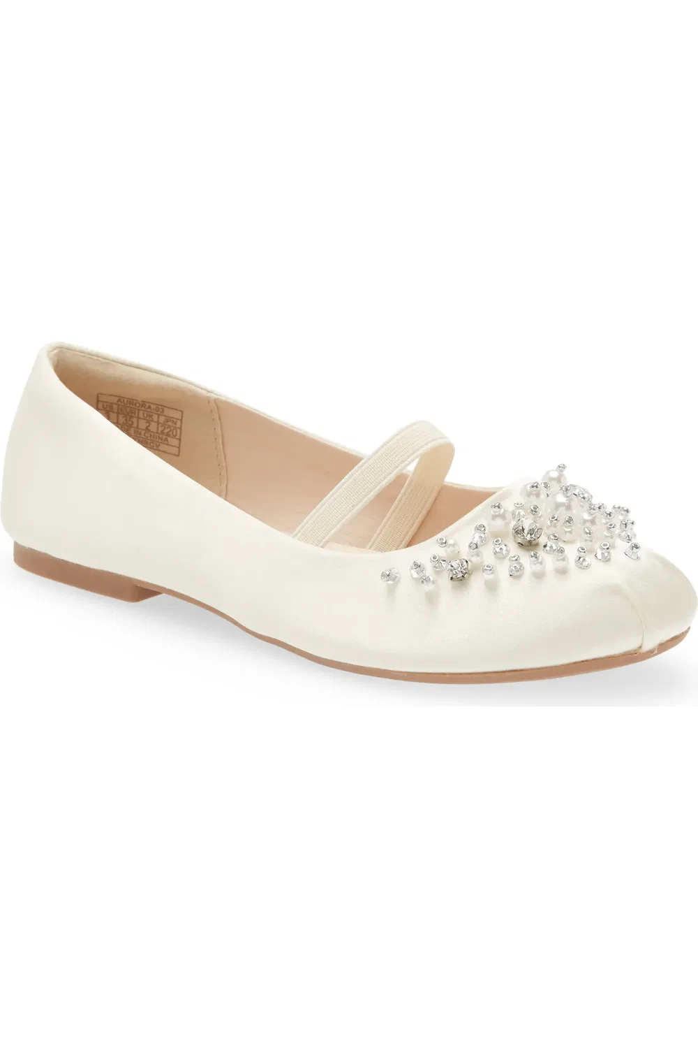 Детские туфли Мэри Джейн с блестками DREAM PAIRS, Ivory