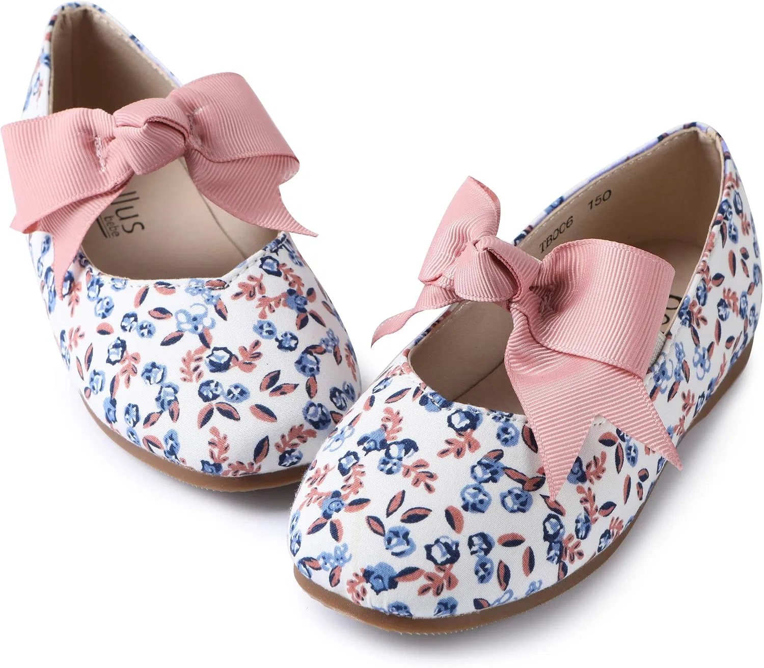 Детские туфли-балетки Мэри Джейн для девочек ContiKids, Bowknot Pink
