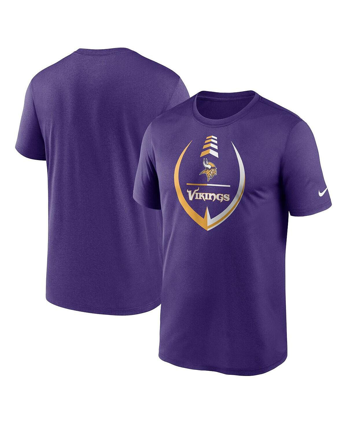 

Мужская фиолетовая футболка minnesota vikings icon legend performance Nike, фиолетовый