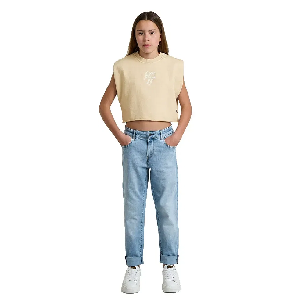 Свитшот Boxy Fit G-Star, бежевый — фото 4