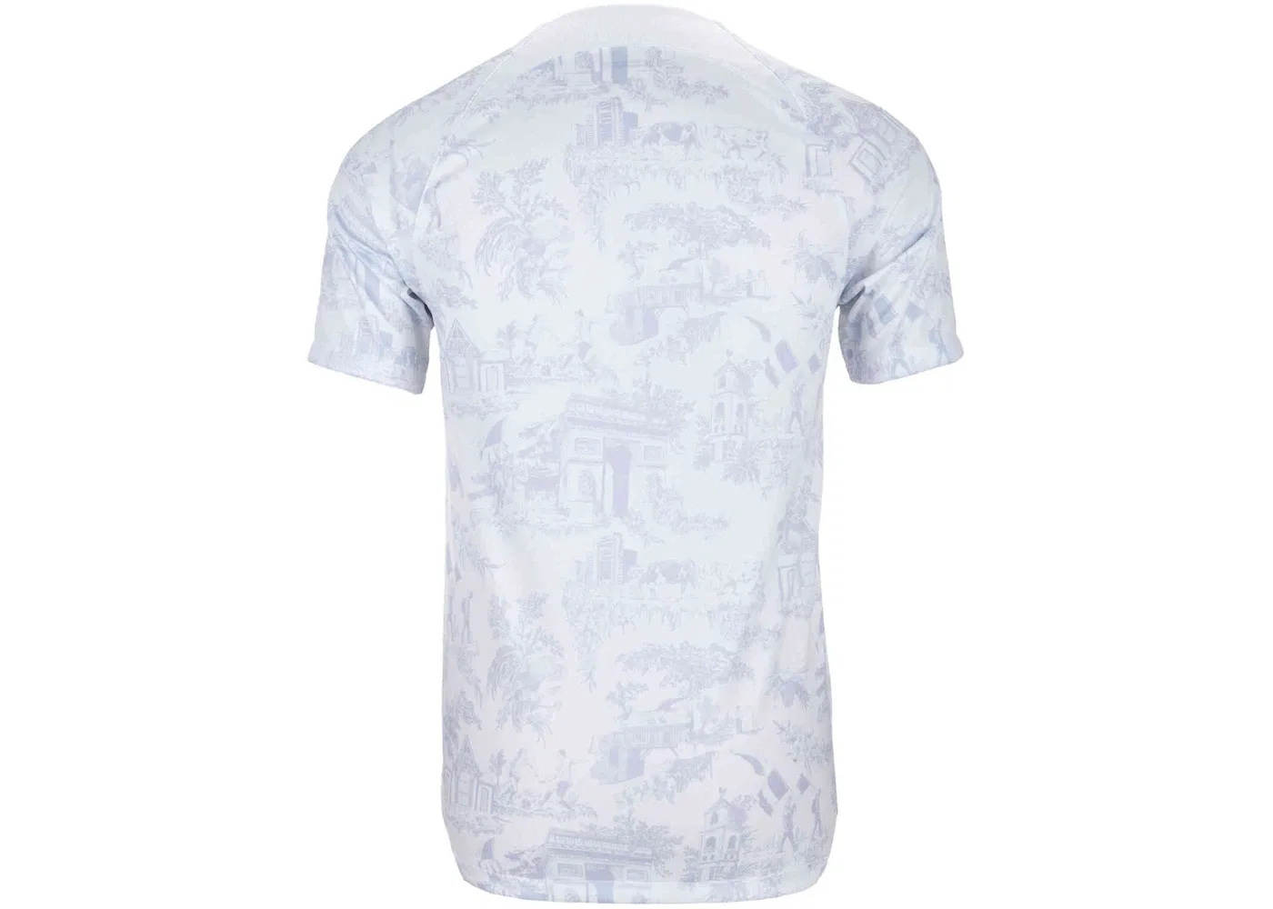 Мужская футбольная футболка с длинным рукавом Nike France 2022/23 Stadium Away Jersey, White/White/White/Game Royal — фото 2