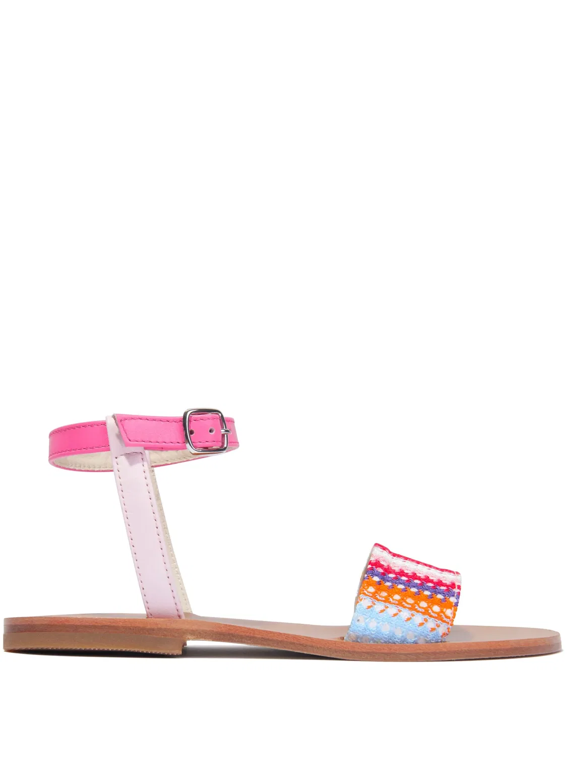 Детские вязаные сандалии Missoni, розовый
