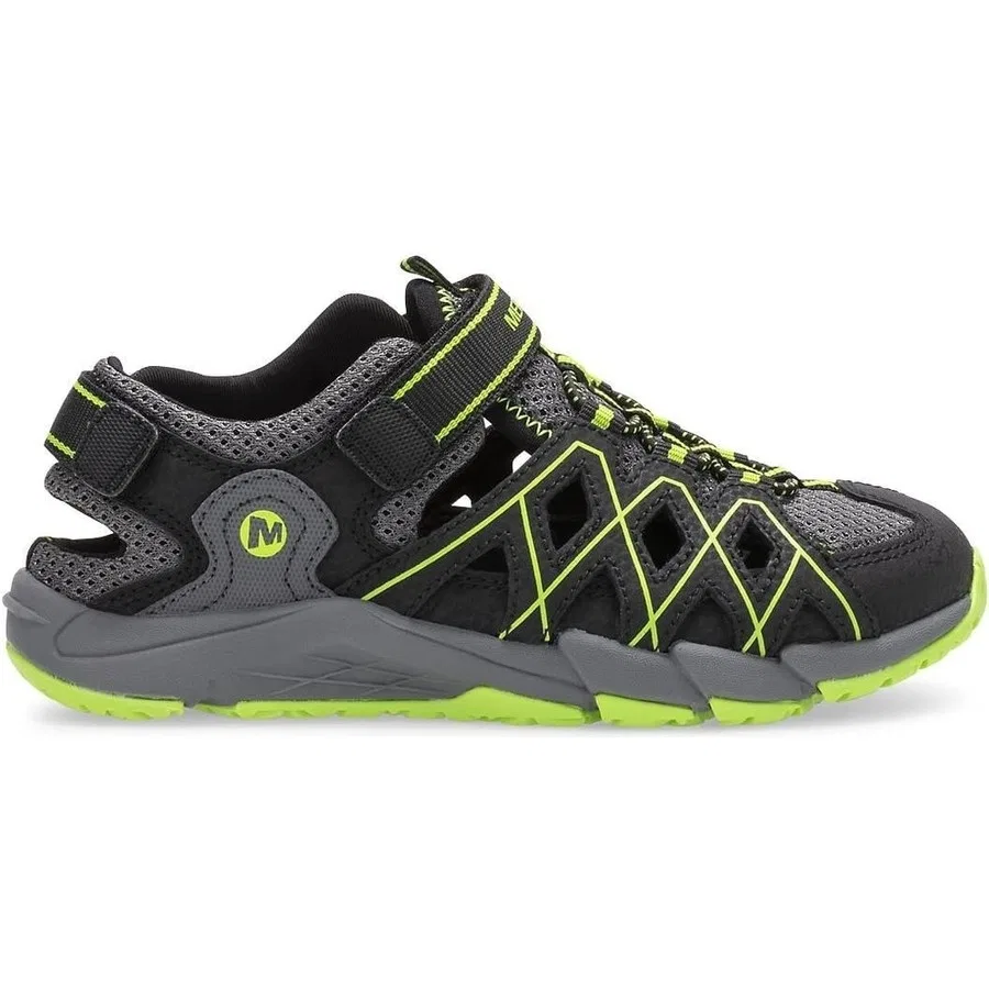 Детские кроссовки с закрытым носом Hydro Quench Merrell, Черный