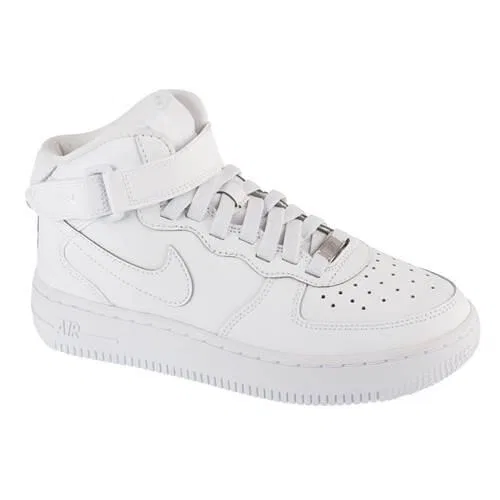 Детские кроссовки с шнуровкой Air Force 1 Mid Eayson (GS) FN1193-111 Nike, Weiß