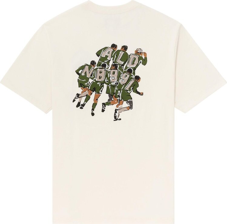 

Футболка Aimé Leon Dore x New Balance 991 Club Tee 'Papyrus', кремовый