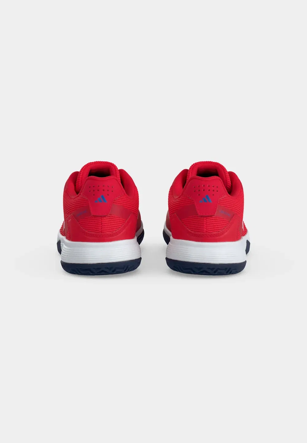 Кроссовки Ubersonic унисекс для тенниса, подходят для разных типов кортов Adidas Performance, Pure Ruby/Footwear White/Dark Blue — фото 4