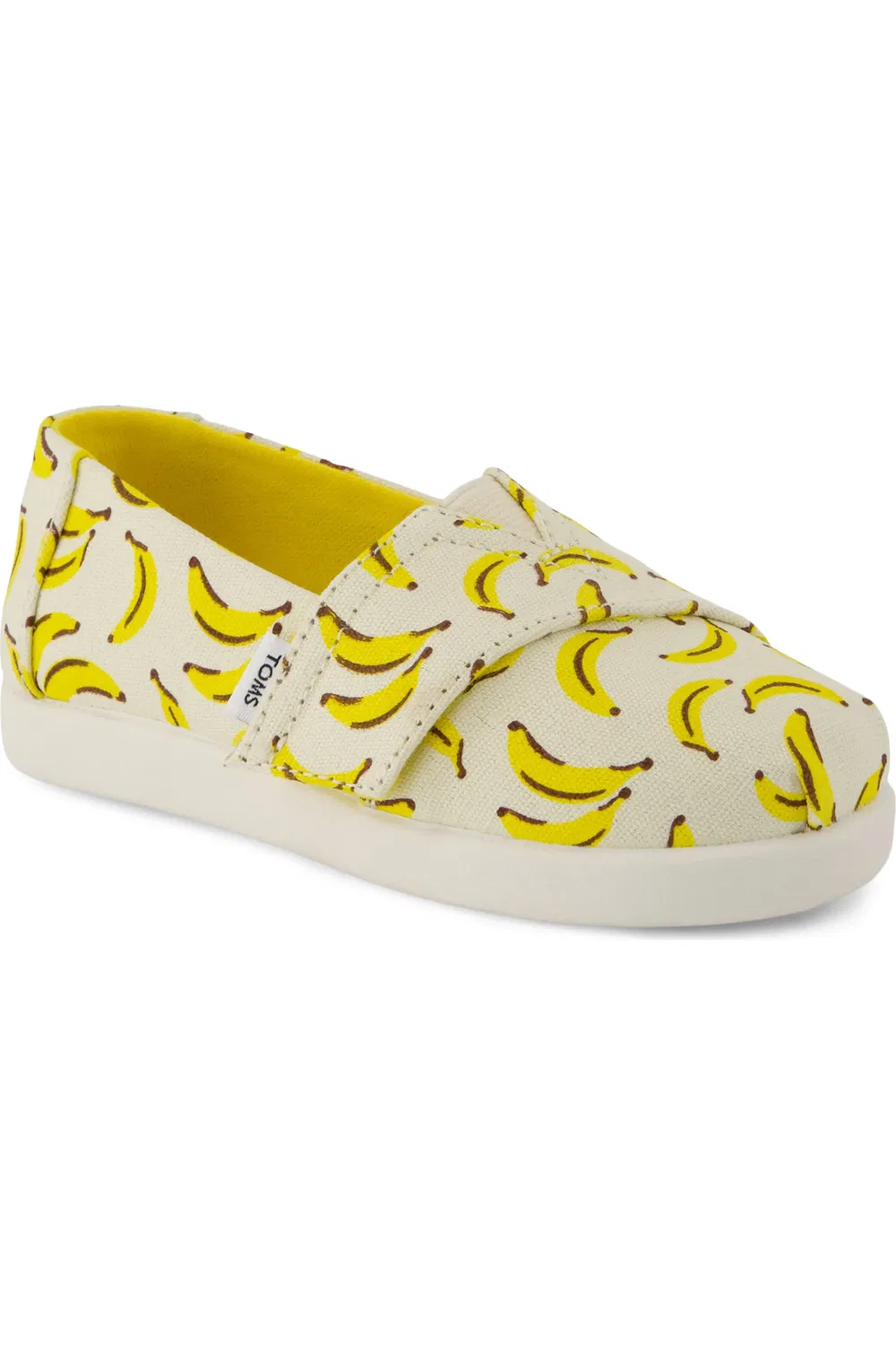 Детские кеды slip-on на липучке Alpargata TOMS, желтый