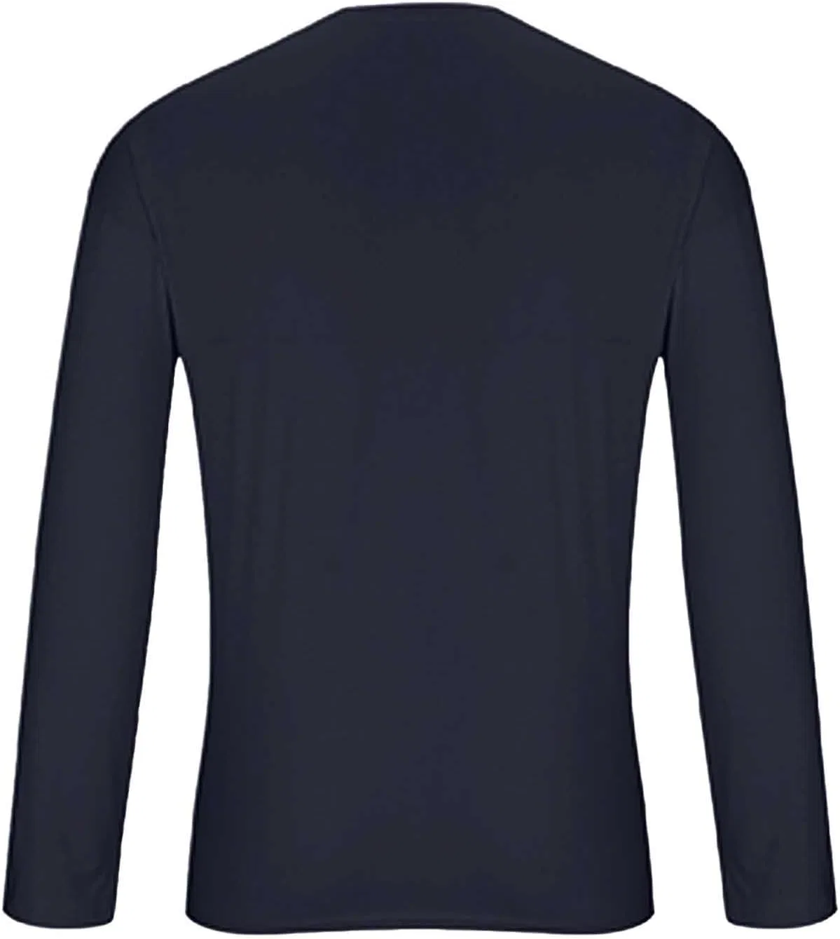 Мужская футболка с принтом Long Sleeve Crewneck, Navy — фото 4