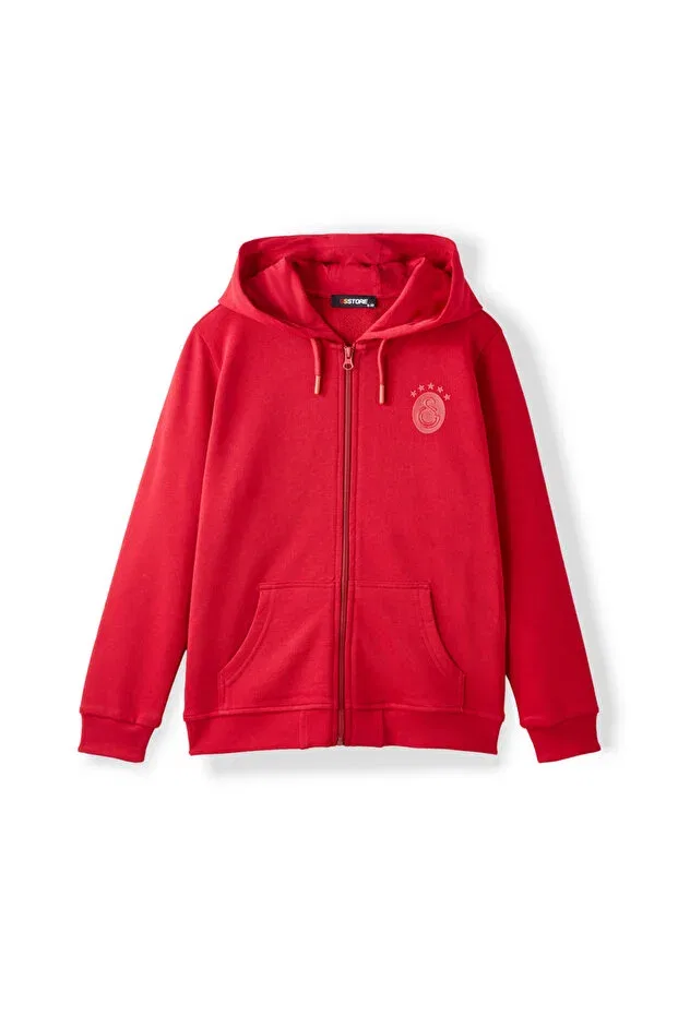 Детское худи для мальчиков на молнии Galatasaray kids zip hoodie c252078 Gsstore, Red