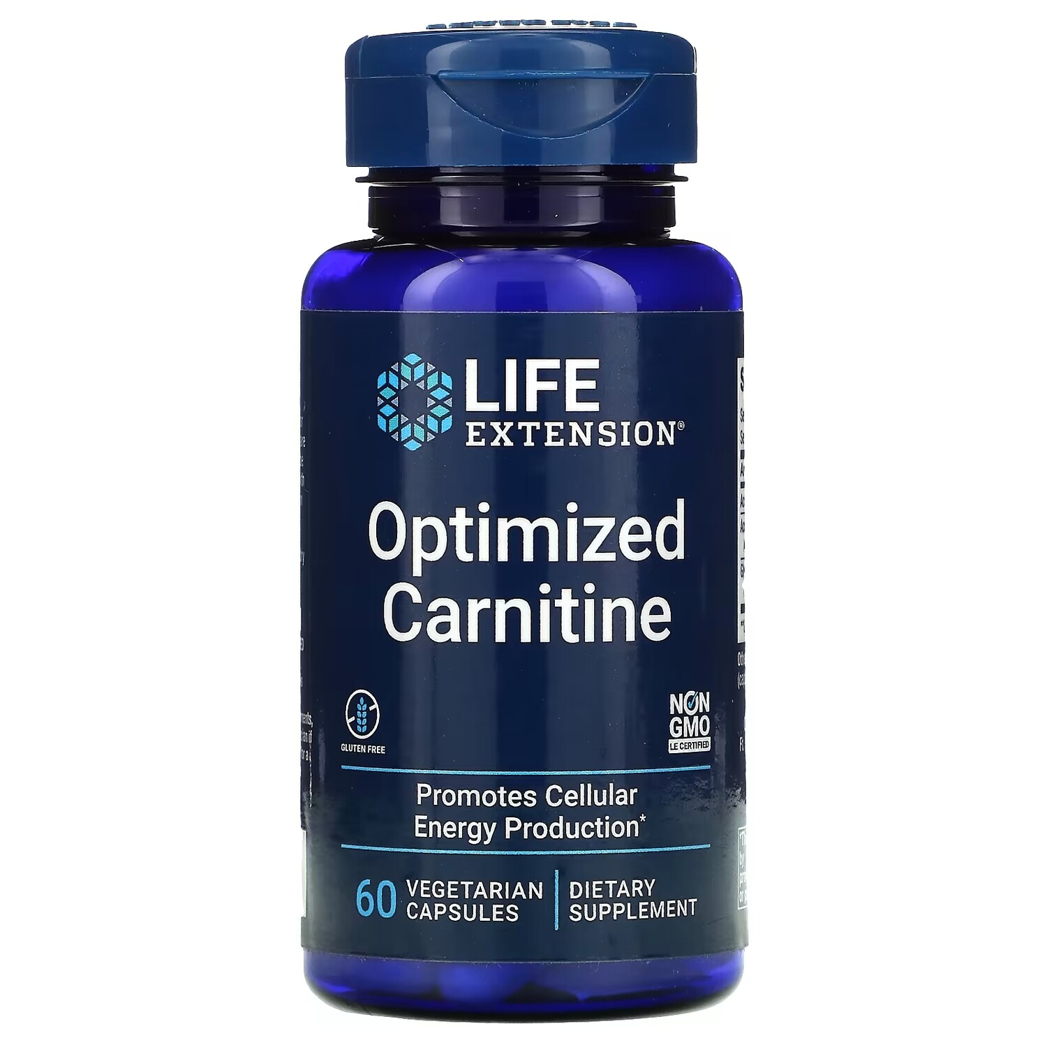 

Оптимизированный Карнитин Life Extension, 60 вегетарианских капсул