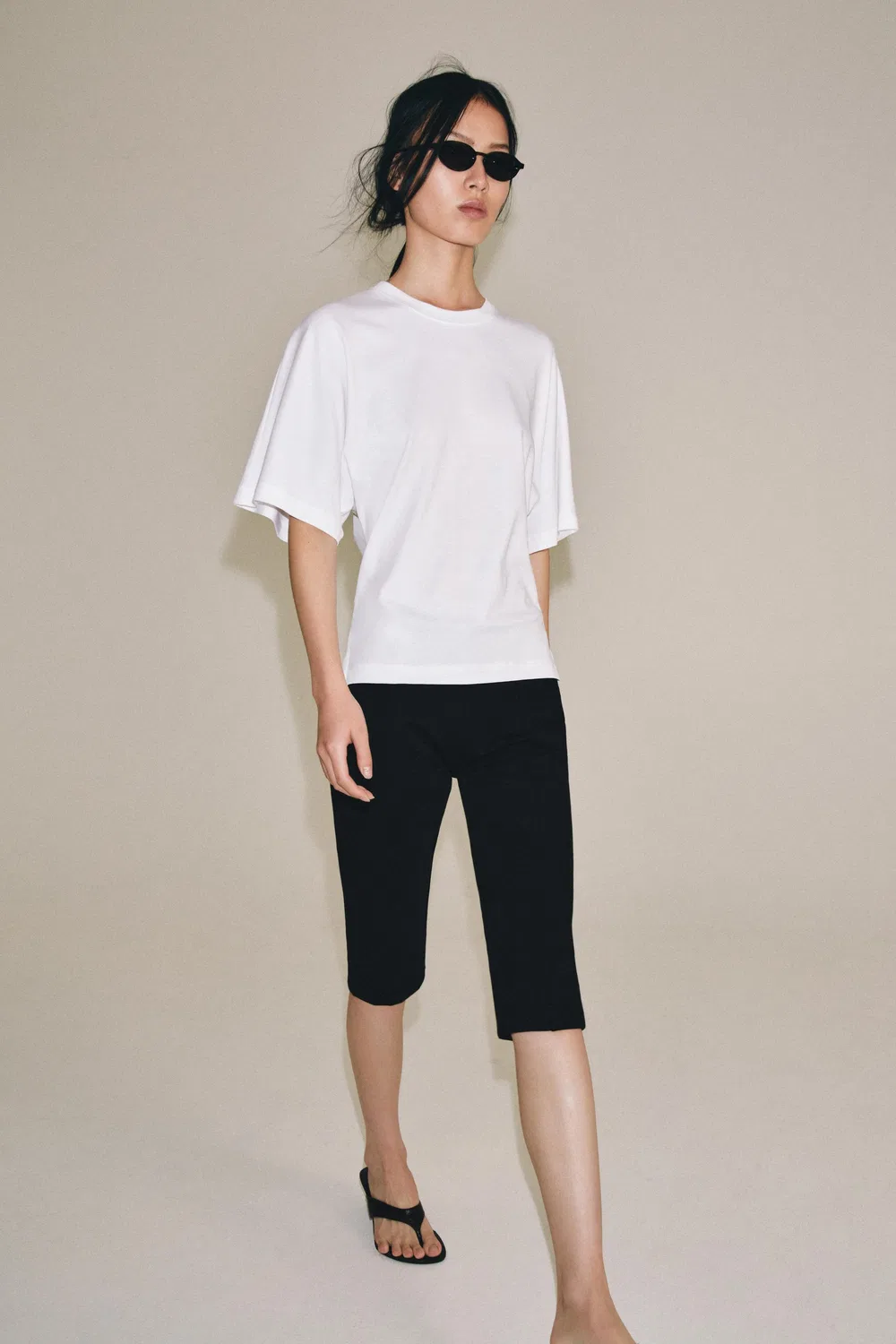 Облегающая футболка SUPIA ZARA, White — фото 3