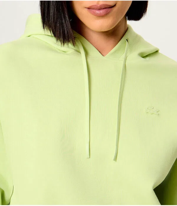 Худи Lacoste Lime свободного кроя — фото 4