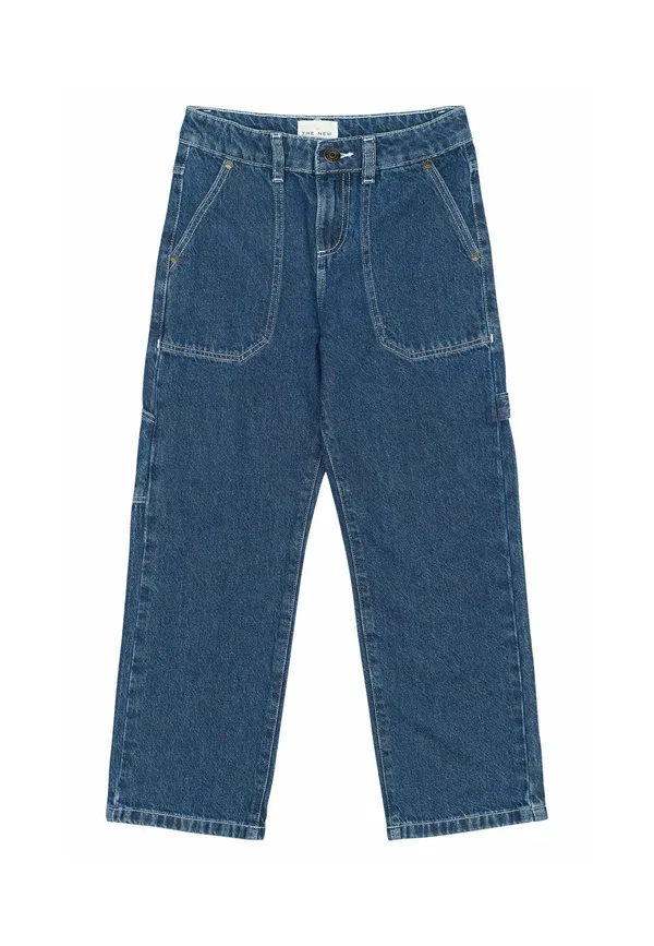 Джинсы хлопок Tiesaus kirpimo dzinsai The New Blue denim, синий