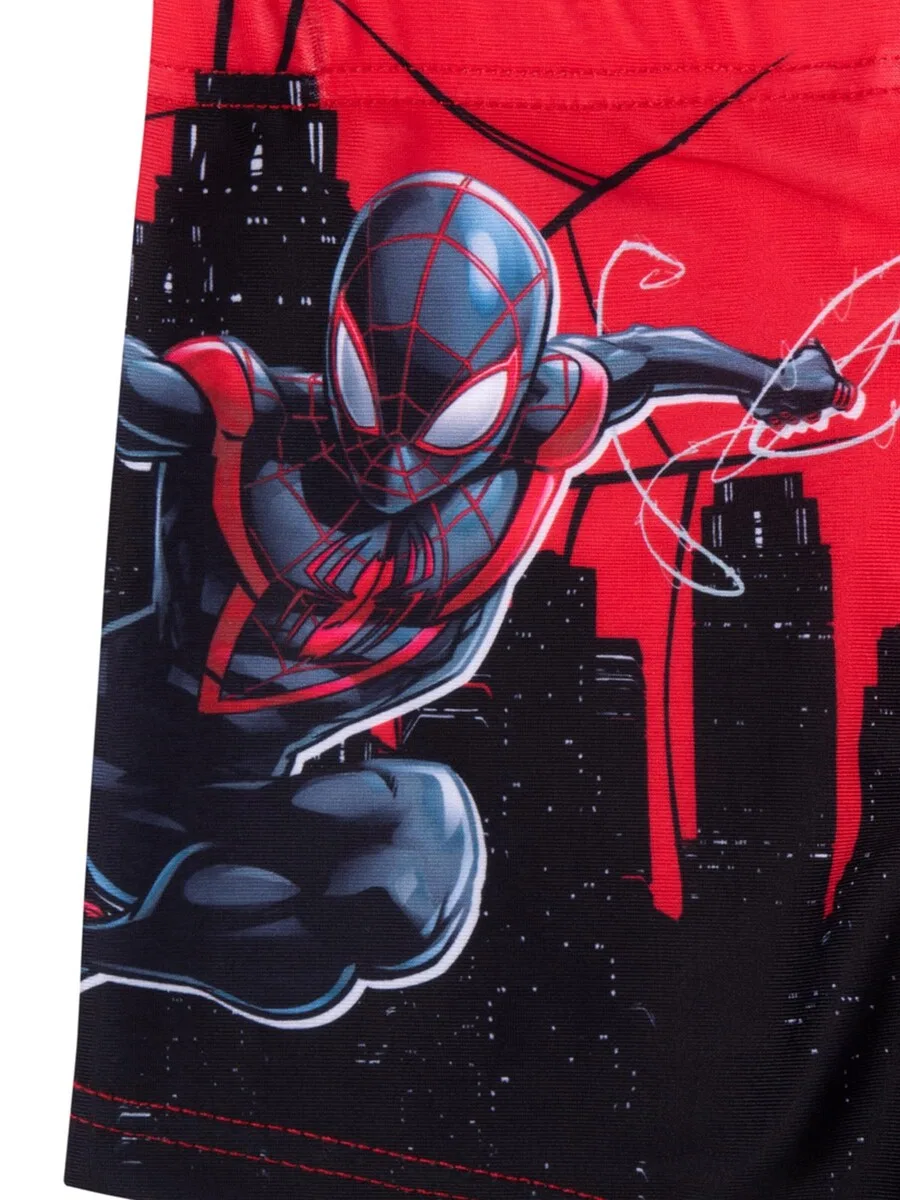 Плавки Человека-паука в стиле Marvel красного цвета Spider-Man — фото 3