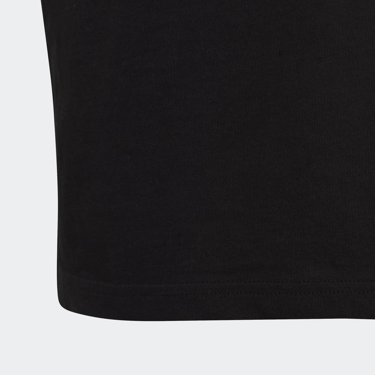 Детская хлопковая футболка с принтом Essentials Linear Logo Adidas, Schwarz Weiss — фото 4