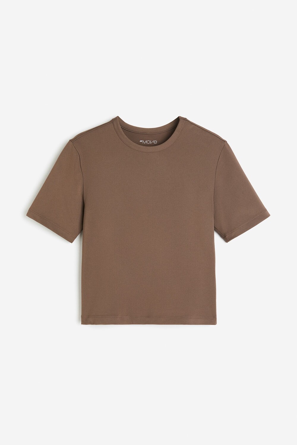 

Топ короткий H&M Dry Move Sports, коричневый