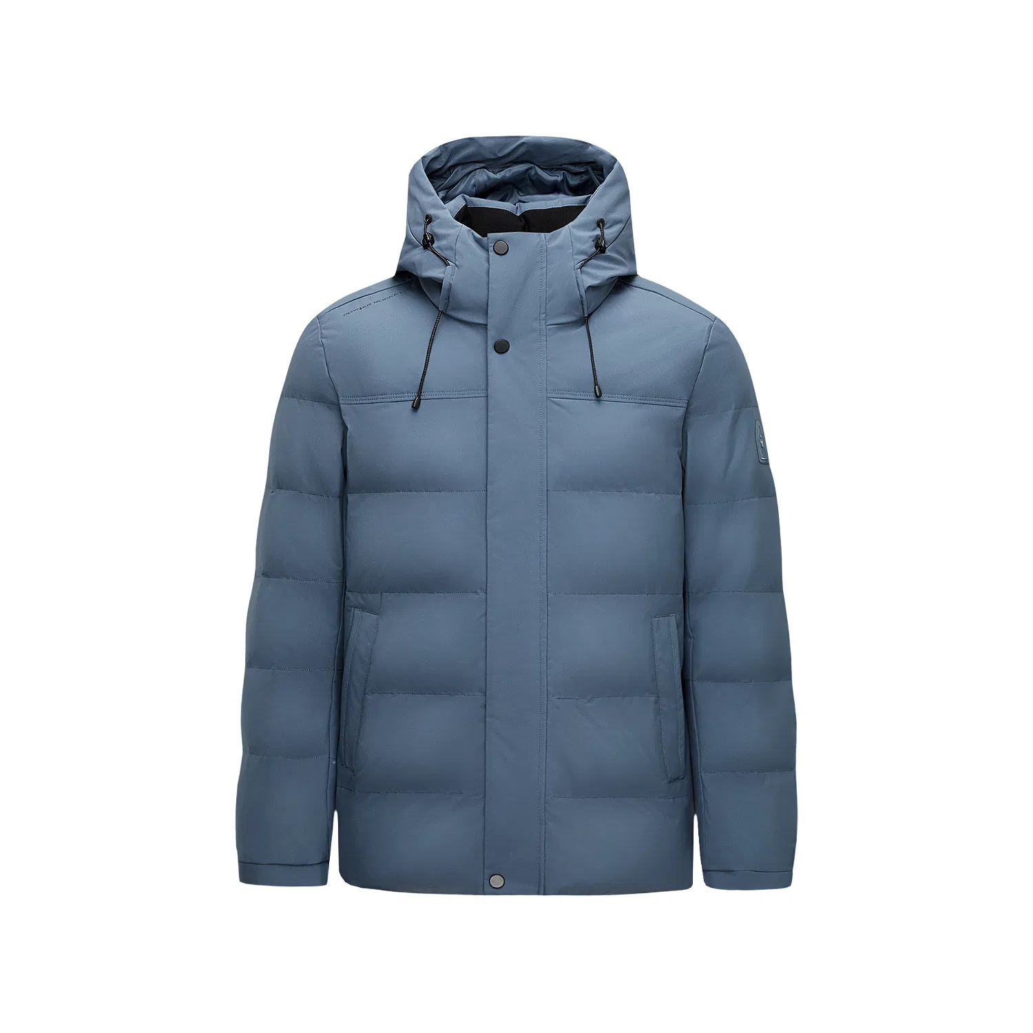 Детский пуховик с капюшоном HLA, Blue Gray 24