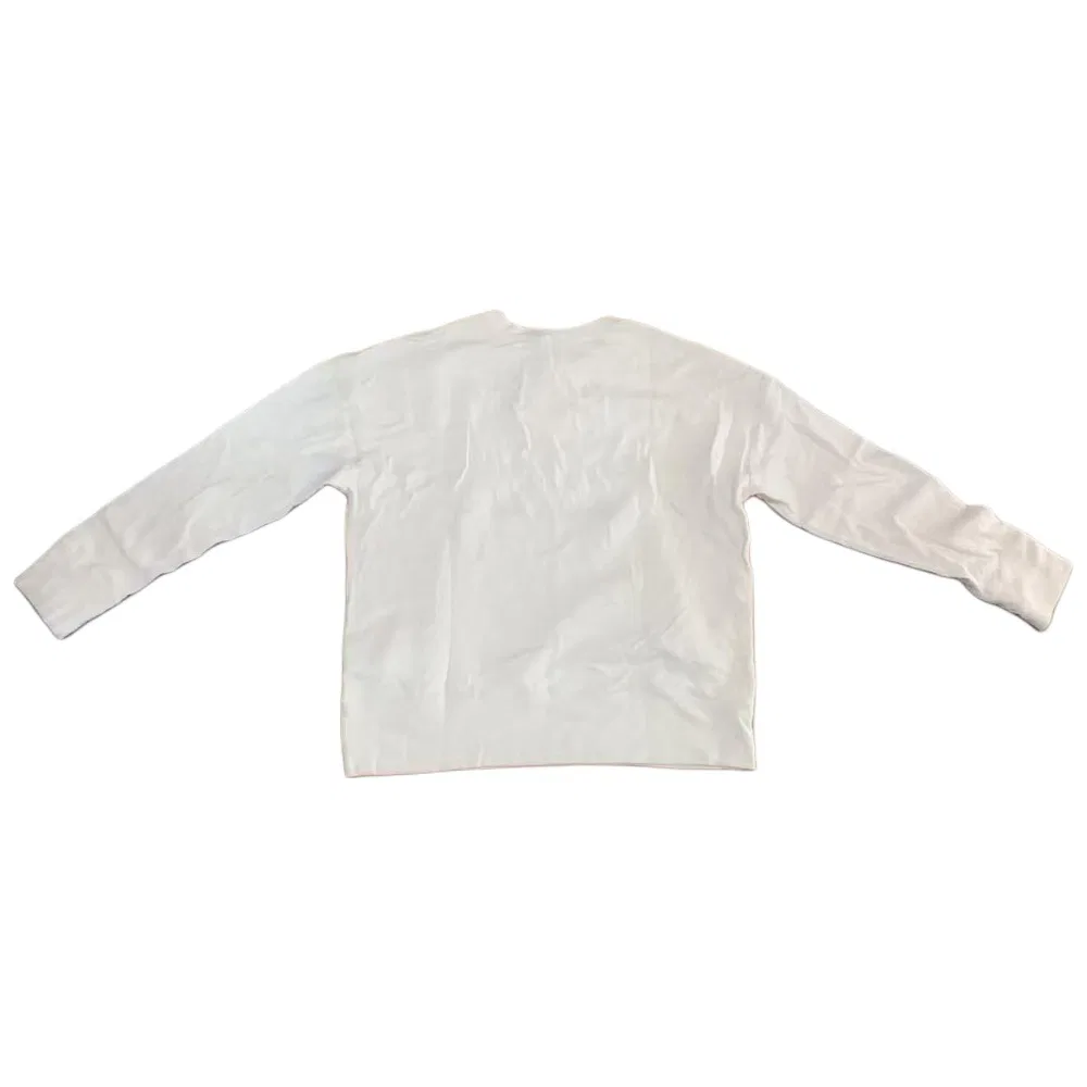 Женский свитшот с круглым вырезом White Polo Ralph Lauren, Белый — фото 3