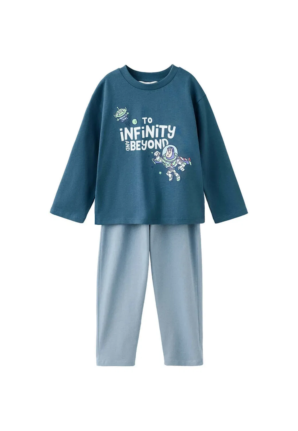 Детский комплект - пижамный комплект Mango Kids, Marineblauw