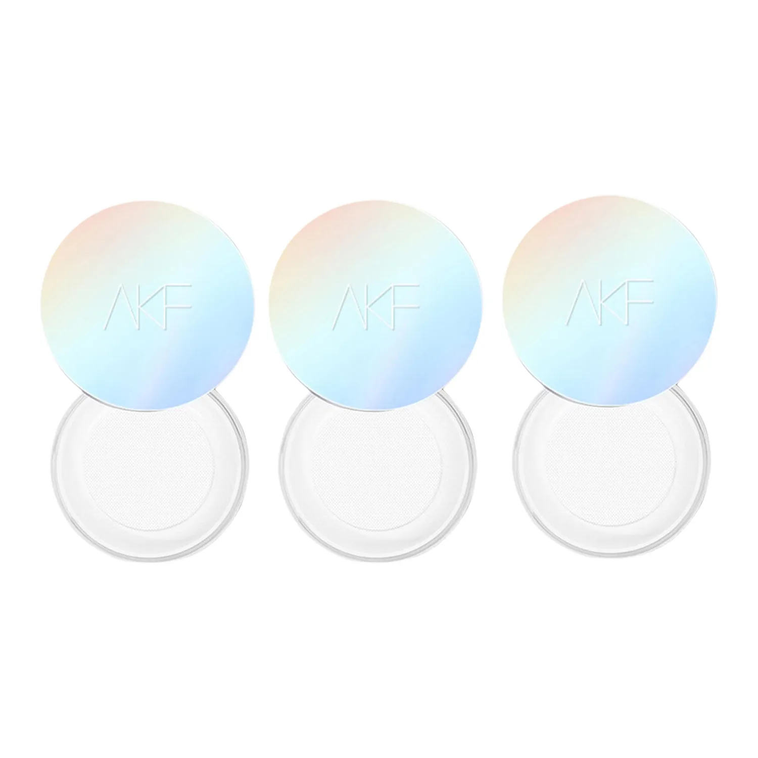 AKF Lightweight And Oil Control Clothing Sets Loose Powder Long Lasting Clear, Two-Piece Set: #Classic Transparent, Loose Powder 10g+#02 Shimmer Transparent, Loose Powder 10g — фото 2