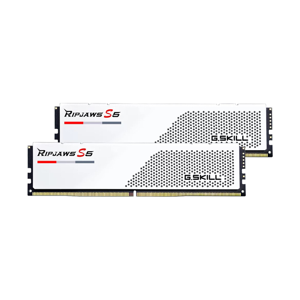 

Оперативная память G.SKILL Ripjaws S5, 32Гб DDR5 (2x16 Гб), 5600 МГц, F5-5600J4040C16GX2-RS5W, белый