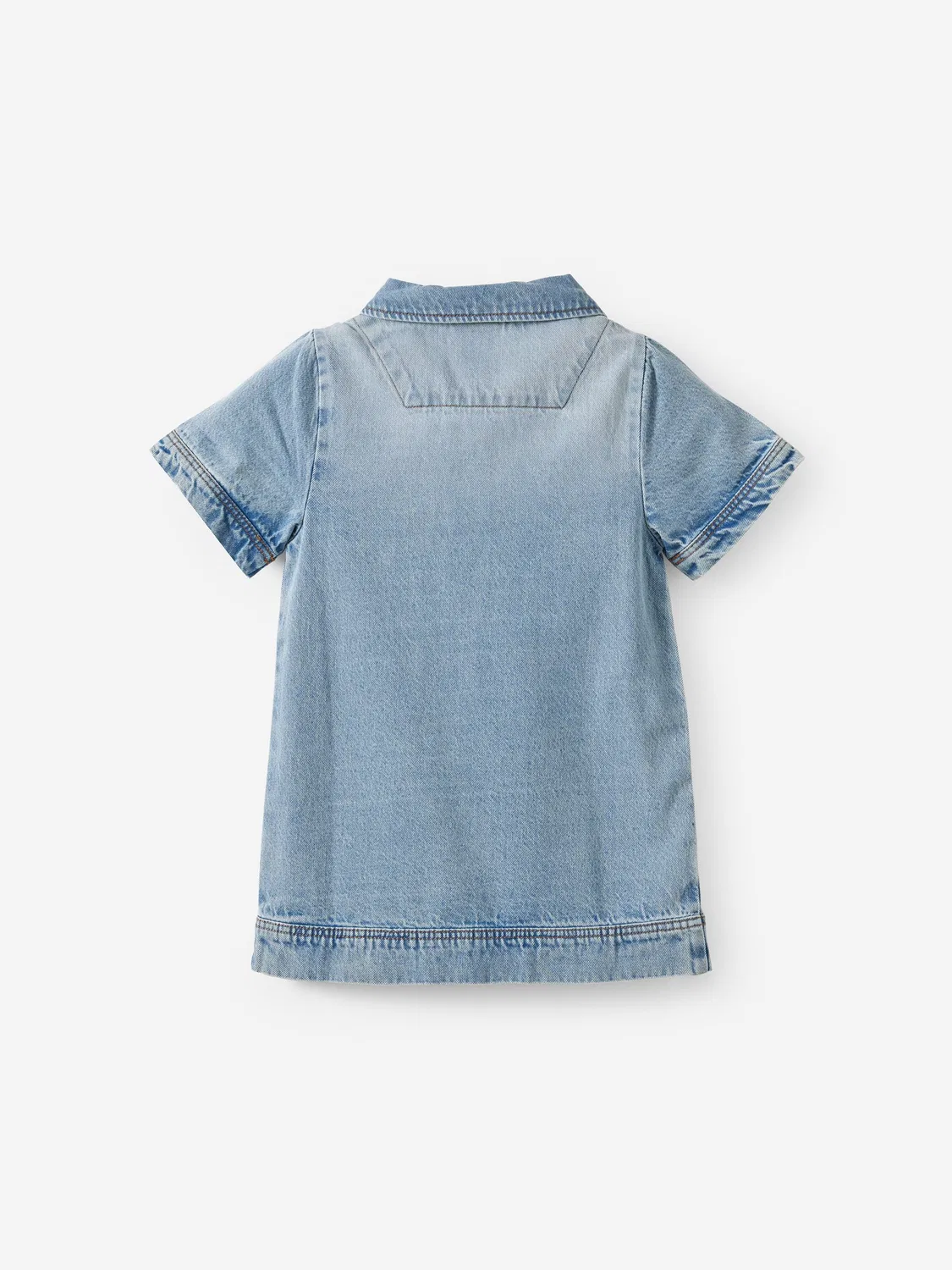Платье поло джинсовое, свободный крой Cotton On, Синий — фото 2