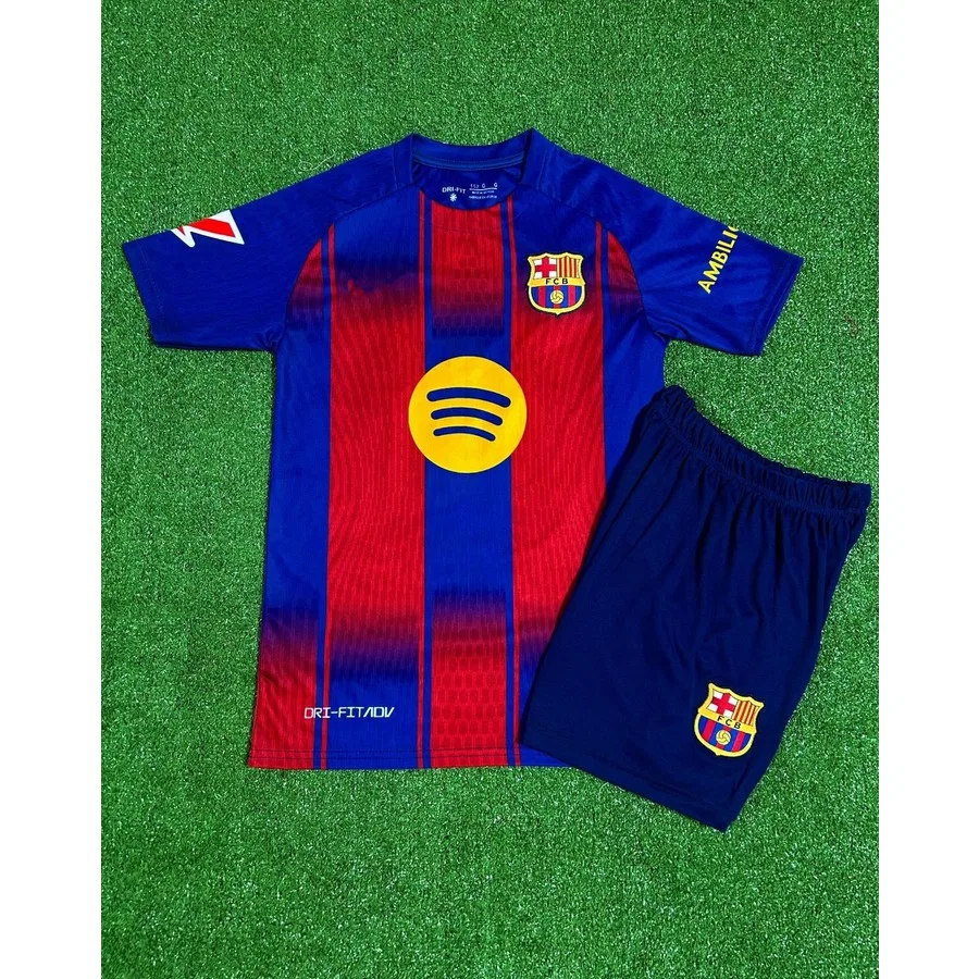 Детская футболка с длинным рукавом F.C. Barça 2025-26 Lamine Yamal, Темно-синий Breathless — фото 2
