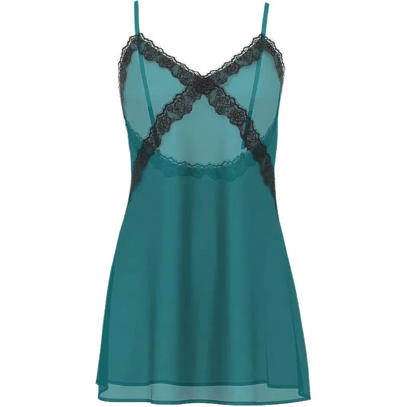 Женская ночная рубашка Victoria's Secret, Peacock Green