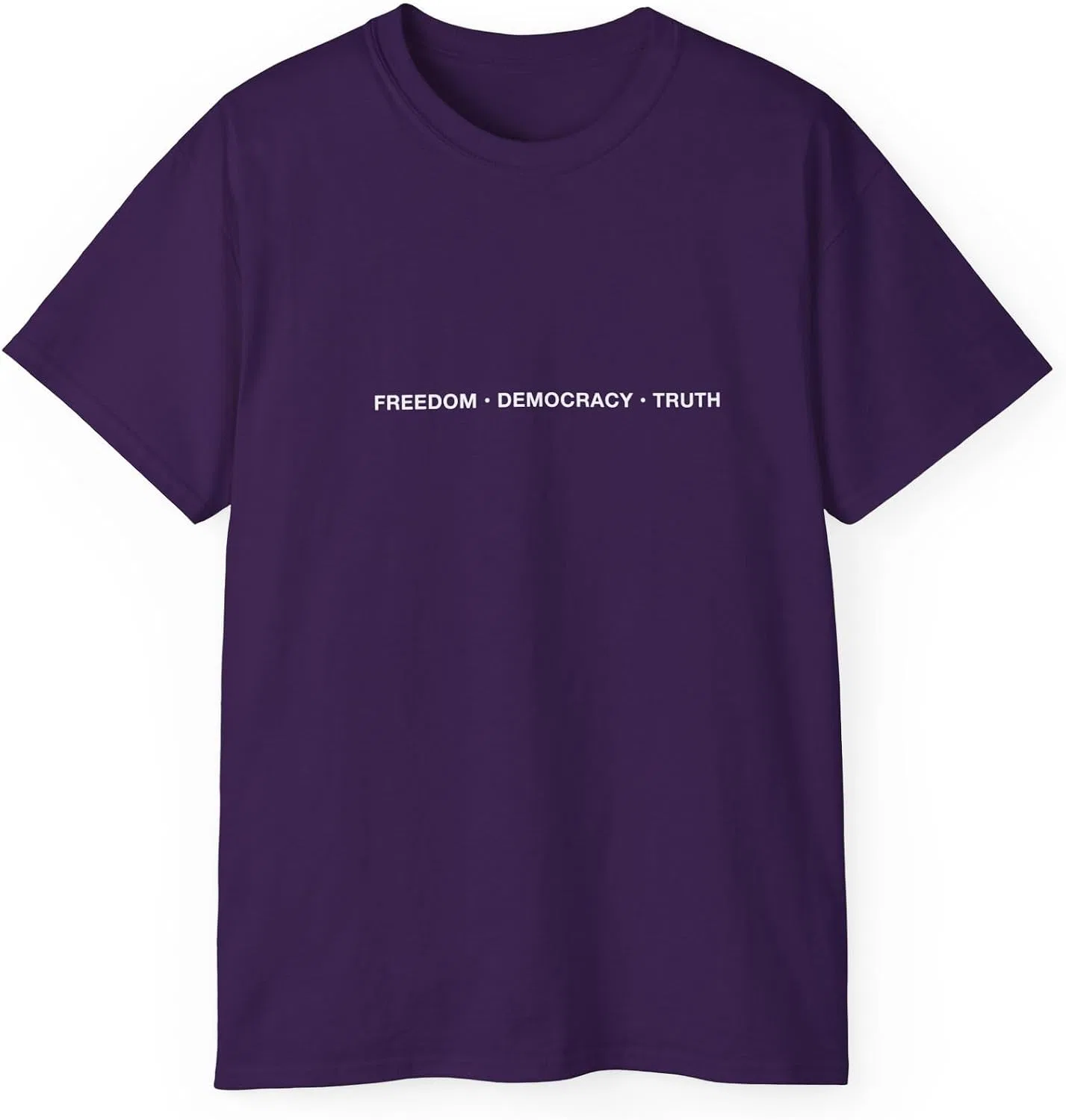 Мужская футболка с двойным принтом FDT, Purple — фото 2