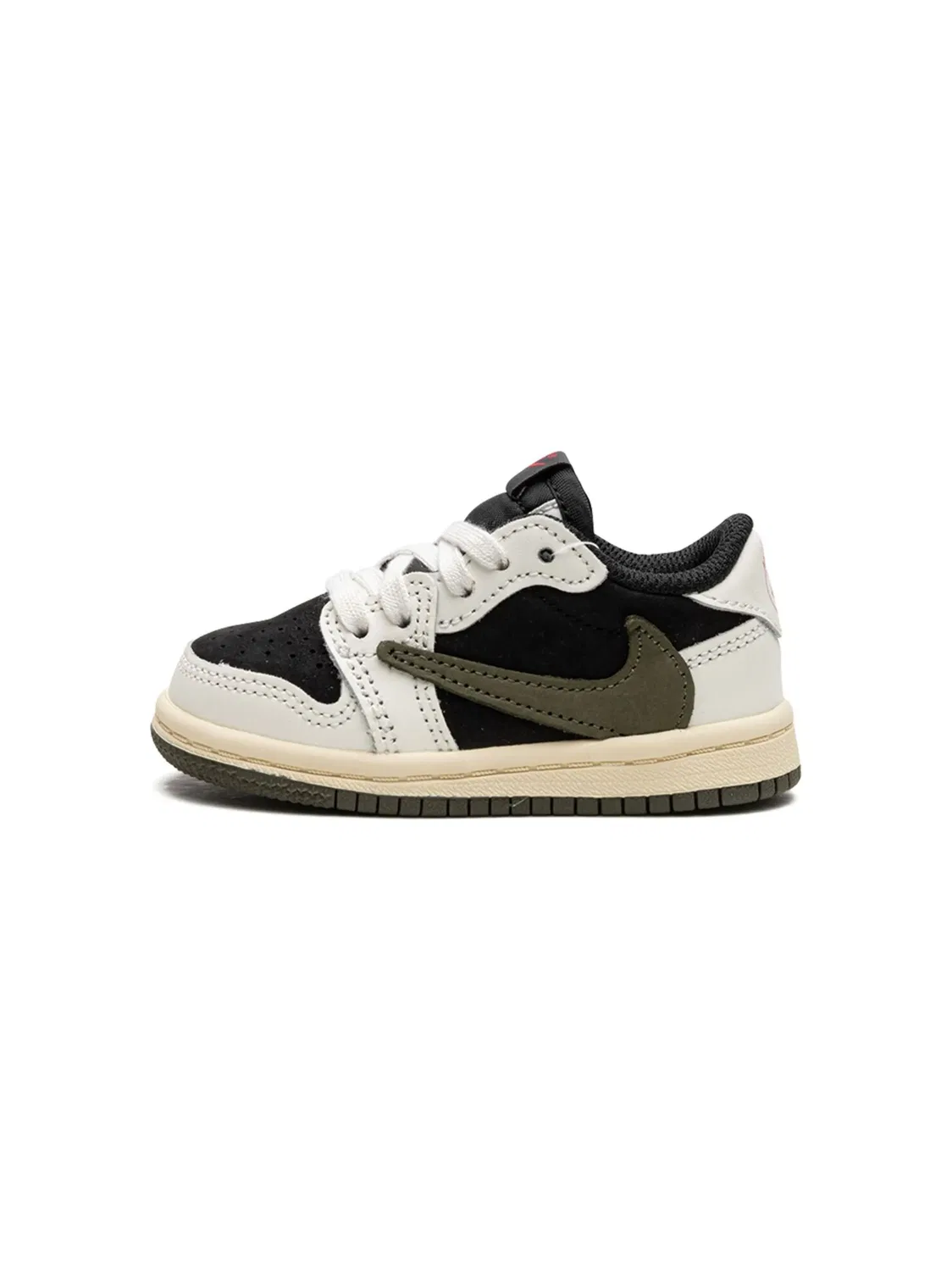 Кроссовки Air Jordan 1 Low "Трэвис Скотт - Олива", зеленый — фото 2