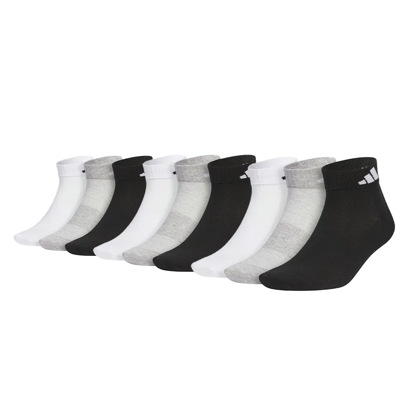 Носки Adidas Ankle Socks, 3 пары, Black+Medium Heather Gray+White