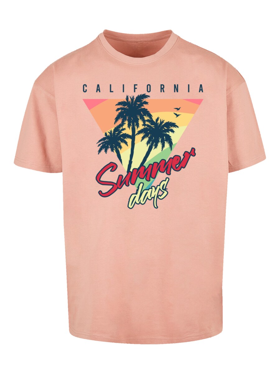

Рубашка F4NT4STIC California Palmen Retro, кэмел