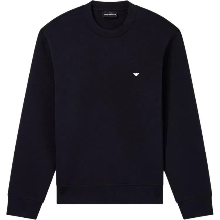 Мужская толстовка с вышивкой логотипа Emporio Armani, Marine Blue