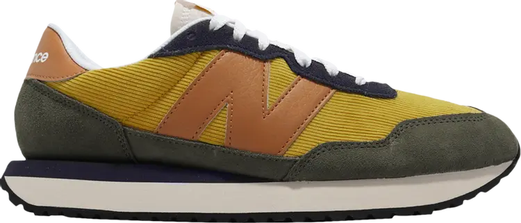 Кроссовки New Balance 237 'Harvest Gold Madras Orange', золотой — фото 2