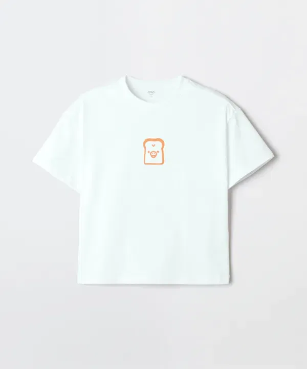 Футболка с коротким рукавом, Rilakkuma, Spao Kids, белый