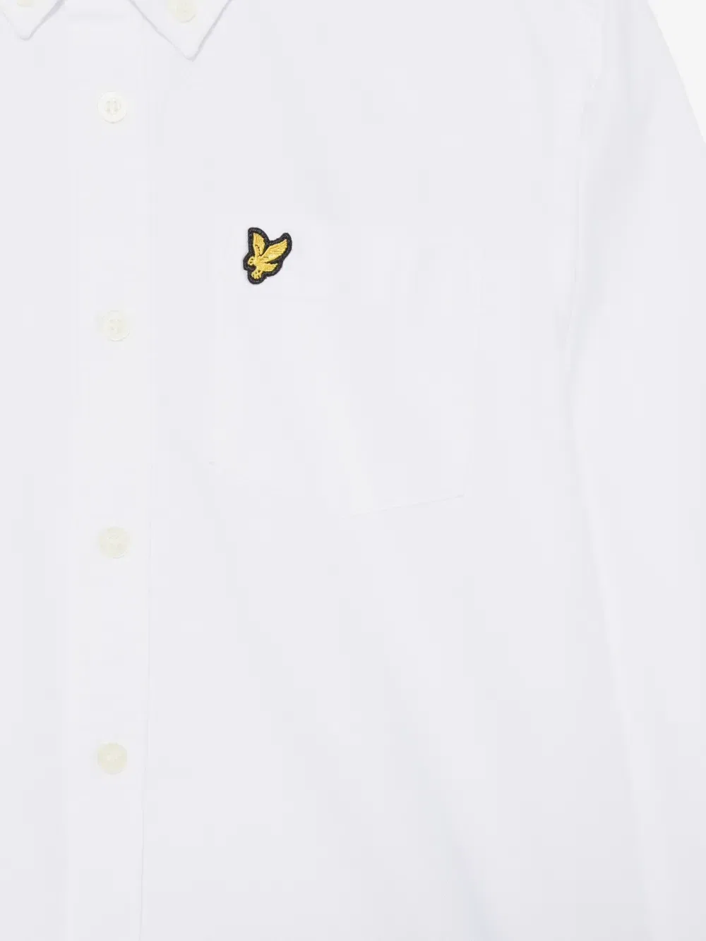 Рубашка оксфорд на пуговицах Lyle & Scott Kids, белый — фото 3