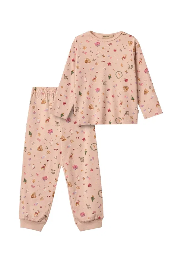 Комплект пижамный из хлопка Mila set, Wheat, Rose Dust