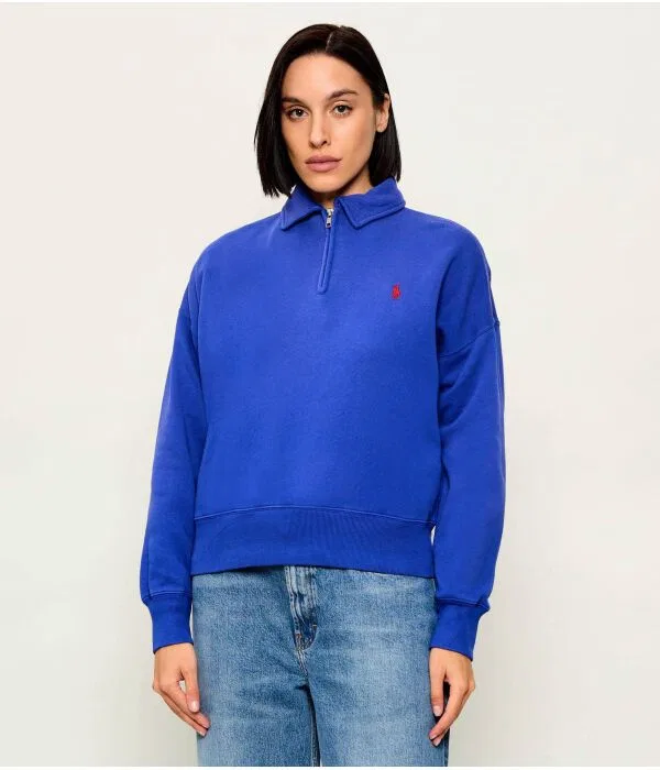 Женская толстовка на молнии Relaxed Fit Polo Ralph Lauren, Fiordaliso