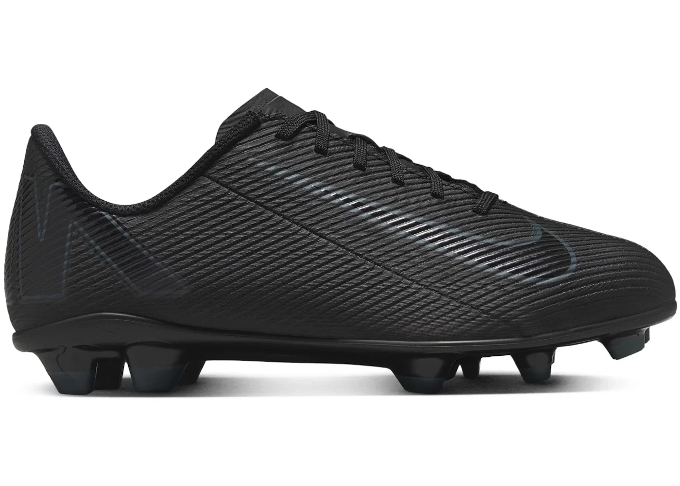Детские бутсы Nike Mercurial Vapor 16 Club FG, Black/Deep Jungle/Black