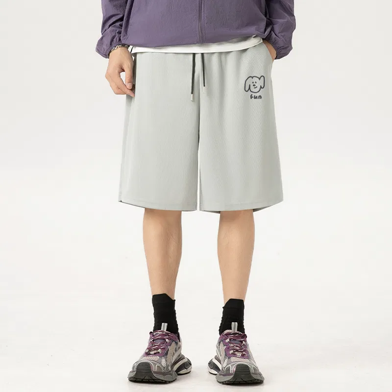Детские шорты из льняного шелка [Ice Silk Quick Dry] Army Green (Ma Xiu Dog Journal Pants Logo), MINISO, Цвет: Army Green (Ma Xiu Dog Journal Pants Logo) — фото 4