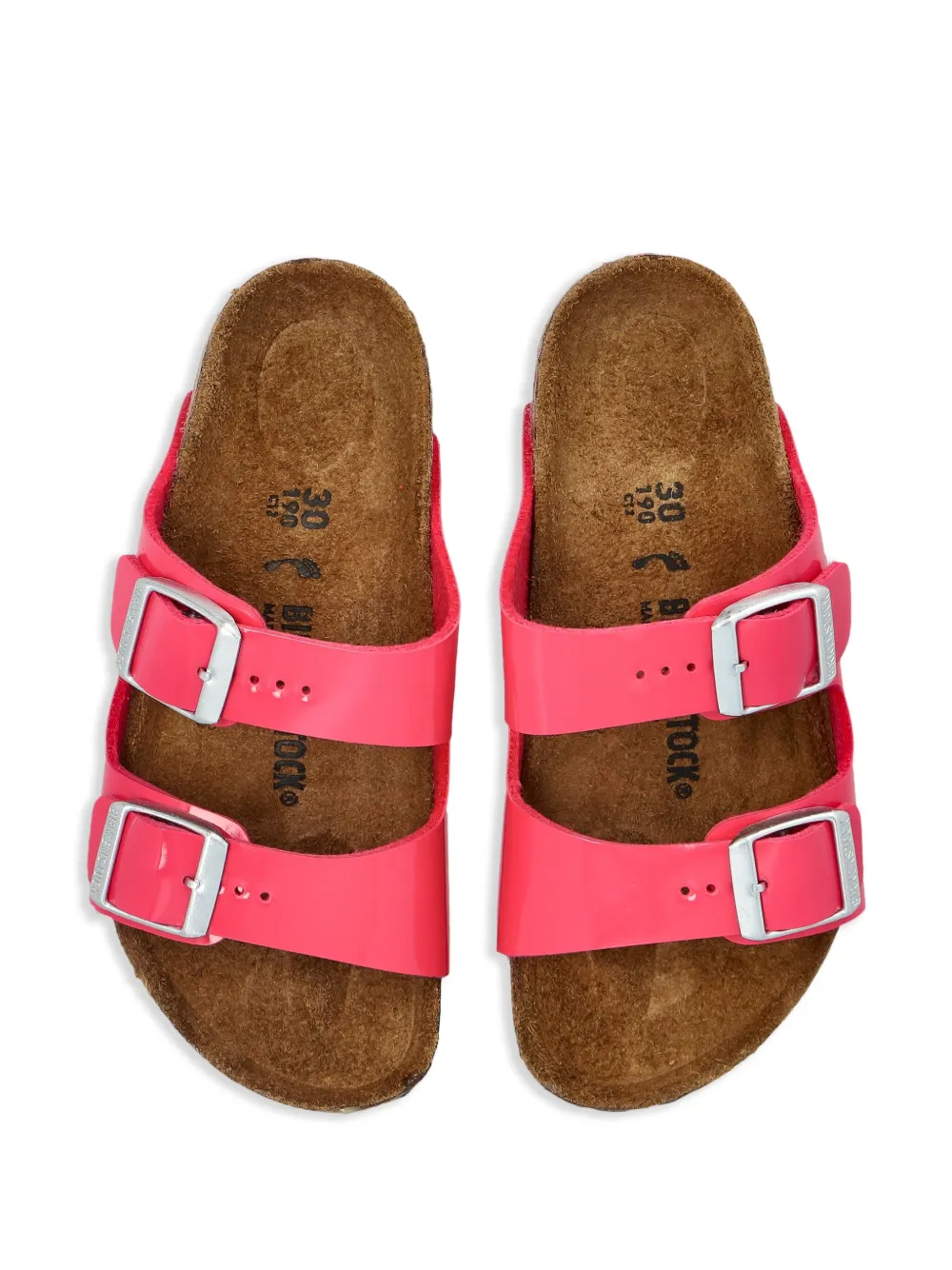 Сандалии Arizona на плоской подошве Birkenstock Kids, розовый — фото 4