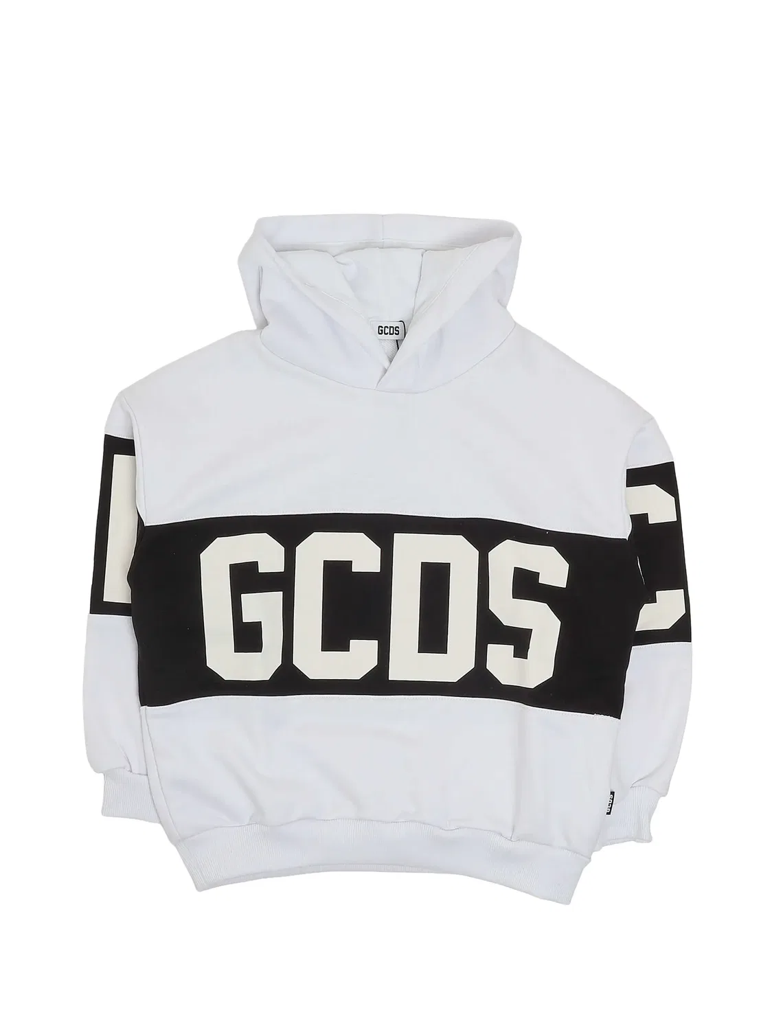 Худи с логотипом белое GCDS, белый