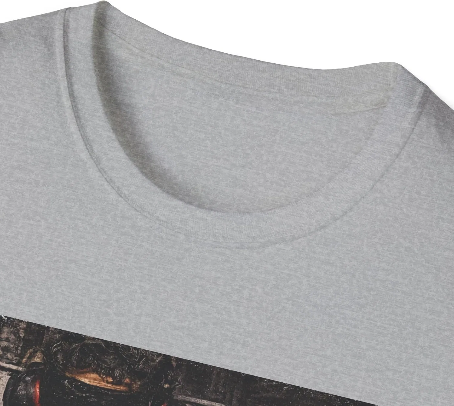 Женская футболка с принтом, Maduro Venezuela Distressed Grit Art, Tactical Vintage Protest Style, серый меланж — фото 4
