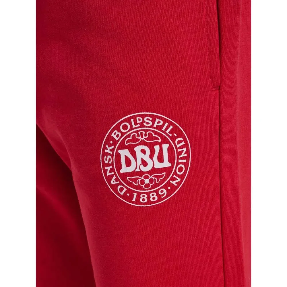 Детские спортивные штаны с принтом Hummel Regular DBU, Red — фото 4
